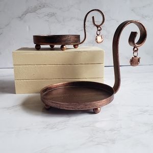 Yankee Candle Rare Rustic Metal Candle holders Set of 2